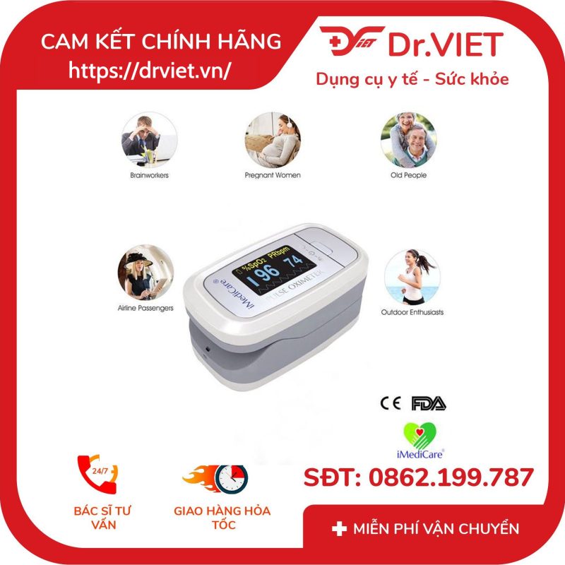 Máy đo nồng độ oxy bão hòa trong máu iOM-A3 11 Máy đo nồng độ oxy bão hòa trong máu iOM-A3