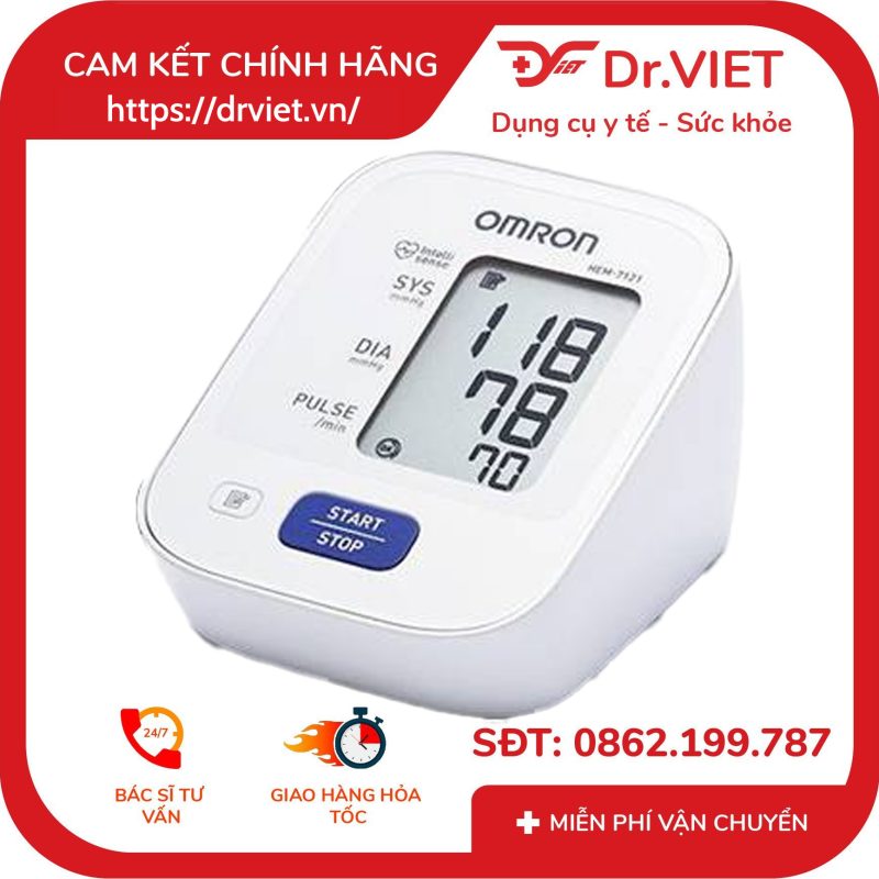 Máy đo huyết áp Omron HEM-7121 11 Máy đo huyết áp Omron HEM-7121