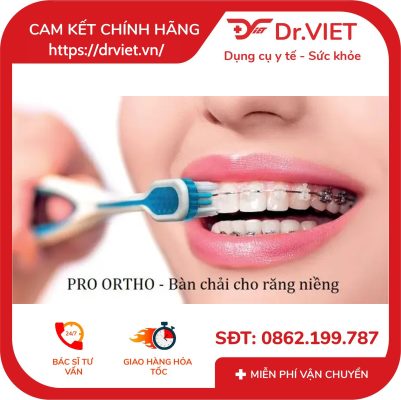 Bàn chải chuyên biệt cho niềng răng PRO ORTHO Thụy Sĩ