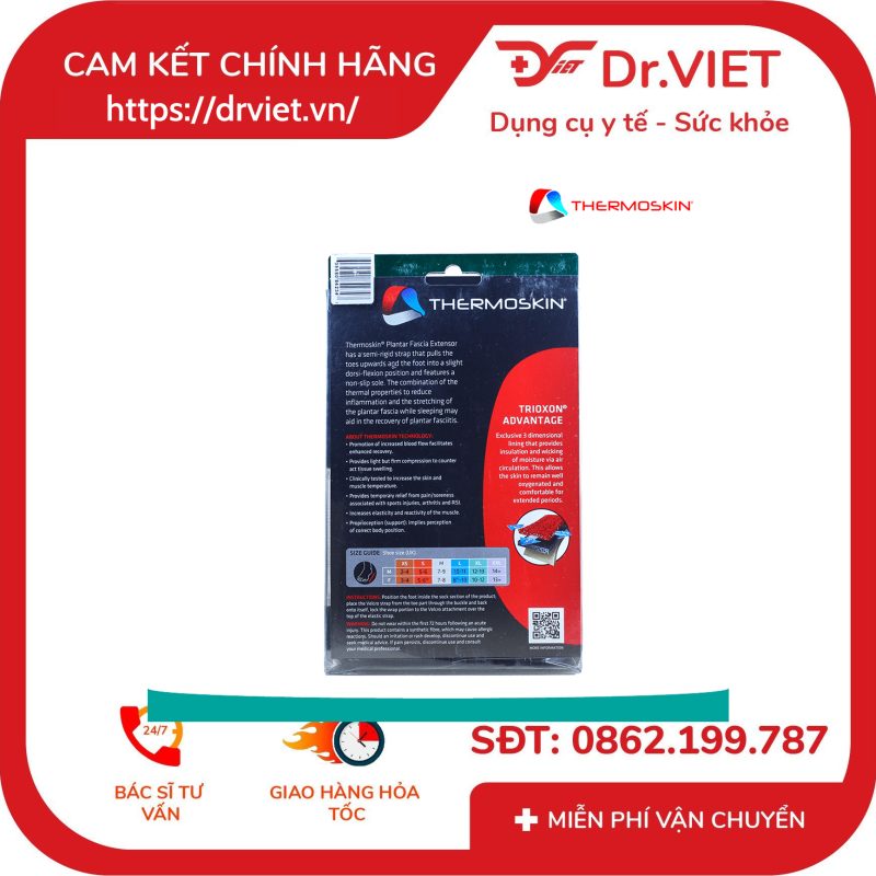 Băng kéo chống căng cơ bàn chân Thermoskin Plantar FXT 8*234 10 Băng kéo chống căng cơ bàn chân Thermoskin Plantar FXT 8*234
