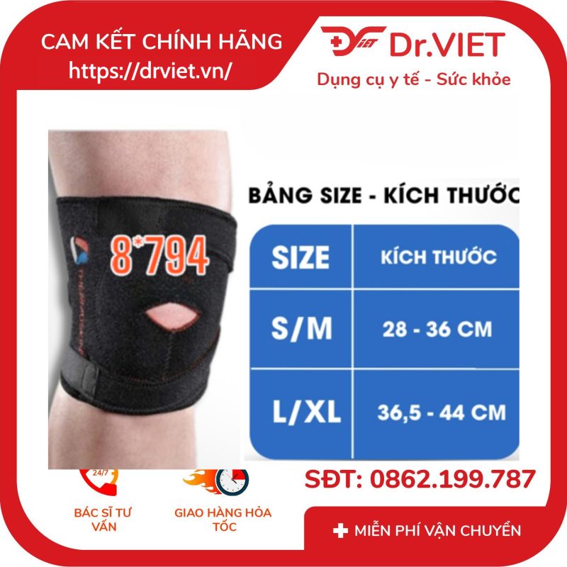 Alternative view of Băng nẹp cơ đầu gối Thermoskin Knee Ajustable Sport