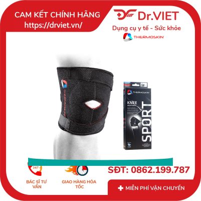 Băng nẹp cơ đầu gối Thermoskin Knee Ajustable Sport 16 Băng nẹp cơ đầu gối Thermoskin Knee Ajustable Sport