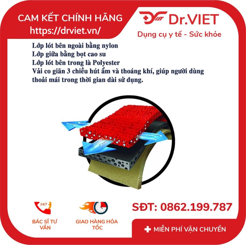 Băng nẹp cơ dưới khuỷ tay hỗ trợ hoạt động mạnh THERMOSKIN 8*205 Size M 18 Băng nẹp cơ dưới khuỷ tay hỗ trợ hoạt động mạnh THERMOSKIN 8*205