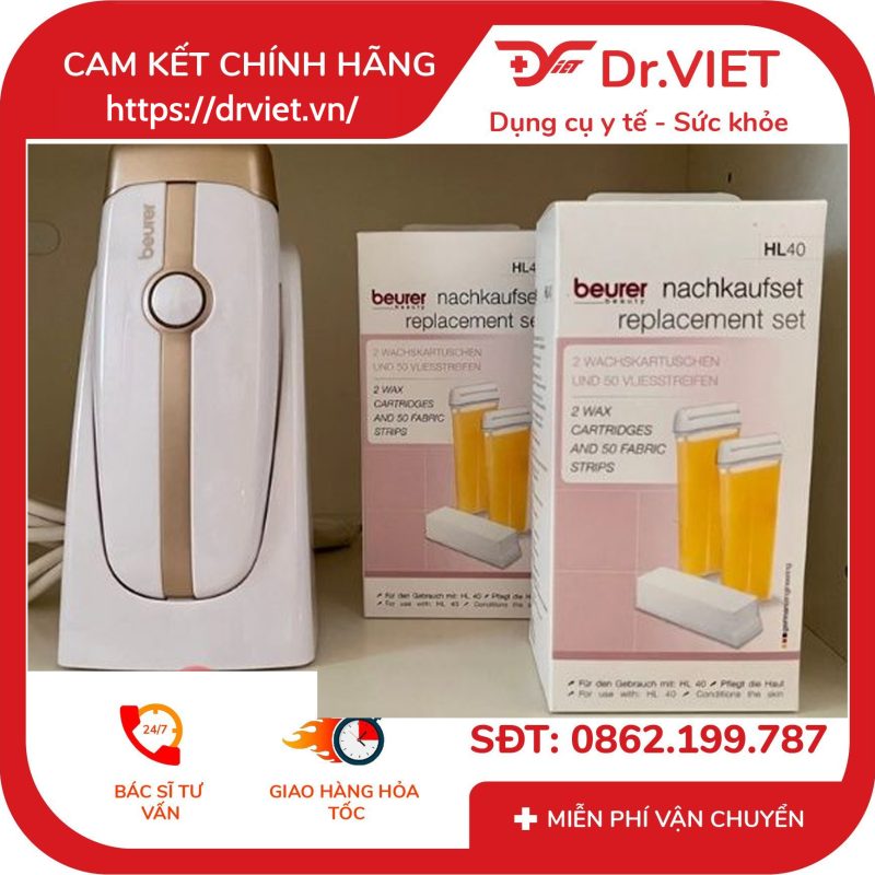 Bộ 2 sáp ong và 50 miếng dán Beurer PK HL40 10 Bộ 2 sáp ong và 50 miếng dán Beurer PK HL40