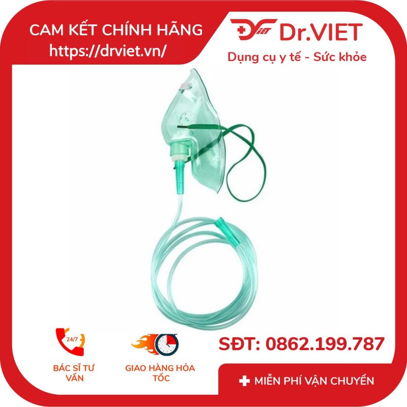 Bộ xông khí dung Hải Đăng Nebulizer Mask size S và XL 14 Bộ xông khí dung Hải Đăng Nebulizer Mask size S và XL