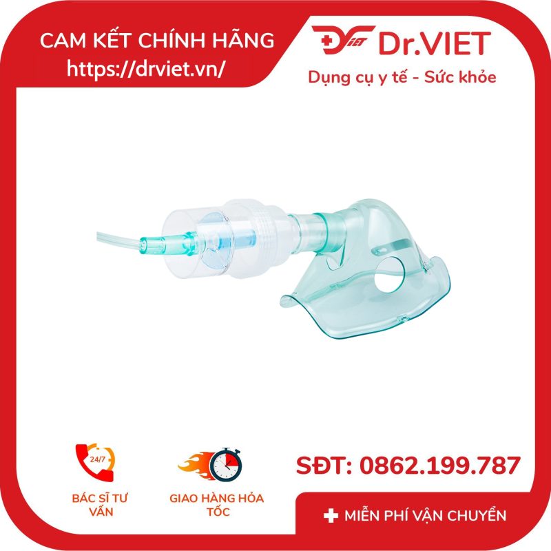 Bộ xông khí dung Hải Đăng Nebulizer Mask size S và XL 12 Bộ xông khí dung Hải Đăng Nebulizer Mask size S và XL