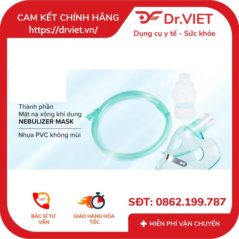 Bộ xông khí dung Hải Đăng Nebulizer Mask size S và XL 11 Bộ xông khí dung Hải Đăng Nebulizer Mask size S và XL