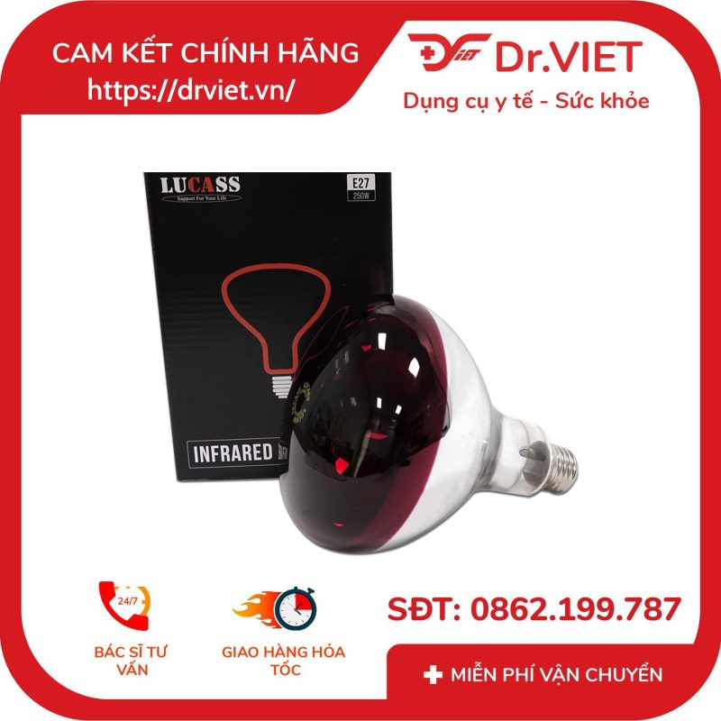 Bóng Đèn Hồng Ngoại Lucass LP-S1 13 Bóng Đèn Hồng Ngoại Lucass LP-S1