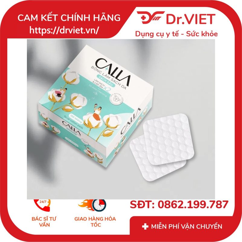 Bông tẩy trang làm sạch da Bông Bạch Tuyết Calla 150 miếng 14 Bông tẩy trang làm sạch da Bông Bạch Tuyết Calla 150 miếng