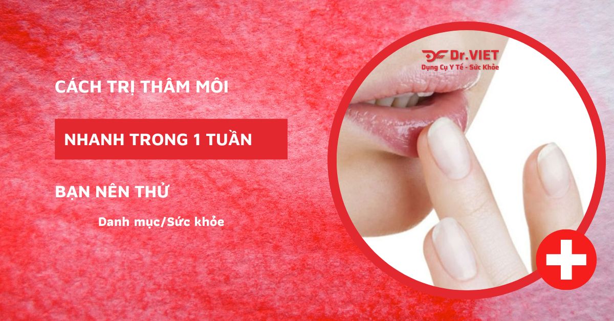 Cách trị thâm môi nhanh trong 1 tuần bạn nên thử