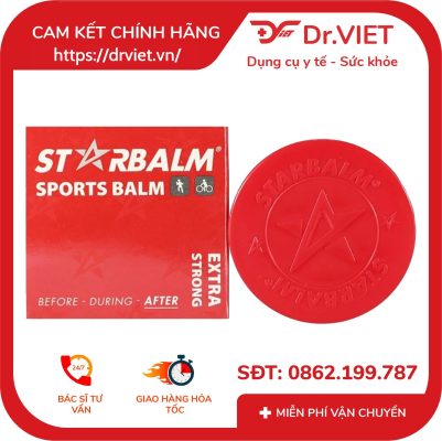 Cao đỏ Starbalm làm ấm và giúp cơ thư giãn sau khi vận động 10g