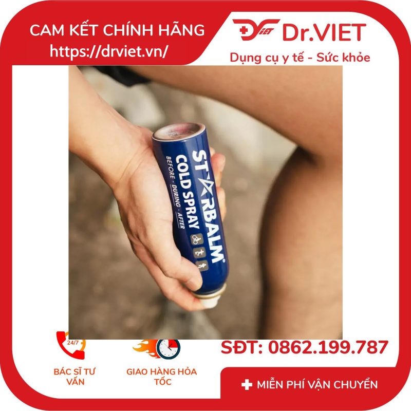 Chai xịt lạnh giảm đau sau chấn thương Starbalm Cold Spray 150ml 9 Chai xịt lạnh giảm đau sau chấn thương Starbalm Cold Spray 150ml