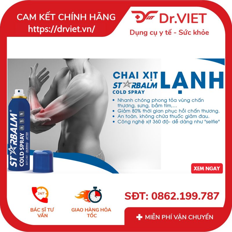 Alternative view of Chai xịt lạnh giảm đau sau chấn thương Starbalm Cold Spray 150ml