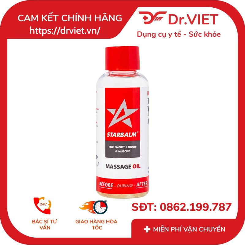Dầu xoa bóp Starbalm Massage Oil thư giãn 50ml