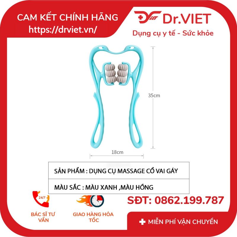 Dụng Cụ Massage Cổ Vai Gáy 6 Bi Cầm Tay Giúp Giảm Đau Tê Nhức Mỏi 15 Dụng Cụ Massage Cổ Vai Gáy 6 Bi Cầm Tay Giúp Giảm Đau Tê Nhức Mỏi