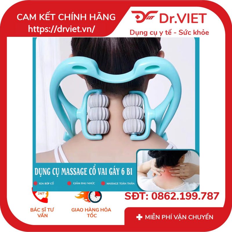 Dụng Cụ Massage Cổ Vai Gáy 6 Bi Cầm Tay Giúp Giảm Đau Tê Nhức Mỏi 14 Dụng Cụ Massage Cổ Vai Gáy 6 Bi Cầm Tay Giúp Giảm Đau Tê Nhức Mỏi