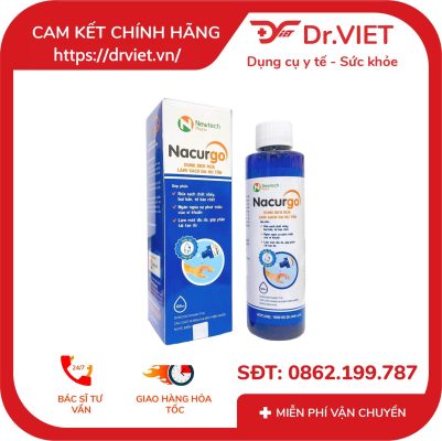 Dung dịch Nacurgo rửa và sát khuẩn vết thương 125ml 15 Dung dịch Nacurgo rửa và sát khuẩn vết thương 125ml