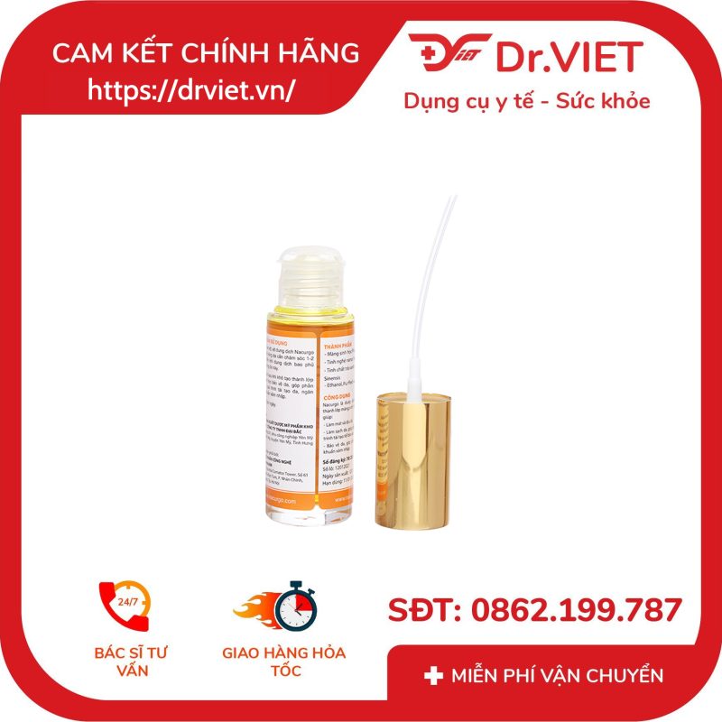 Dung dịch xịt vết thương Nacurgo 30ml 12 Dung dịch xịt vết thương Nacurgo 30ml