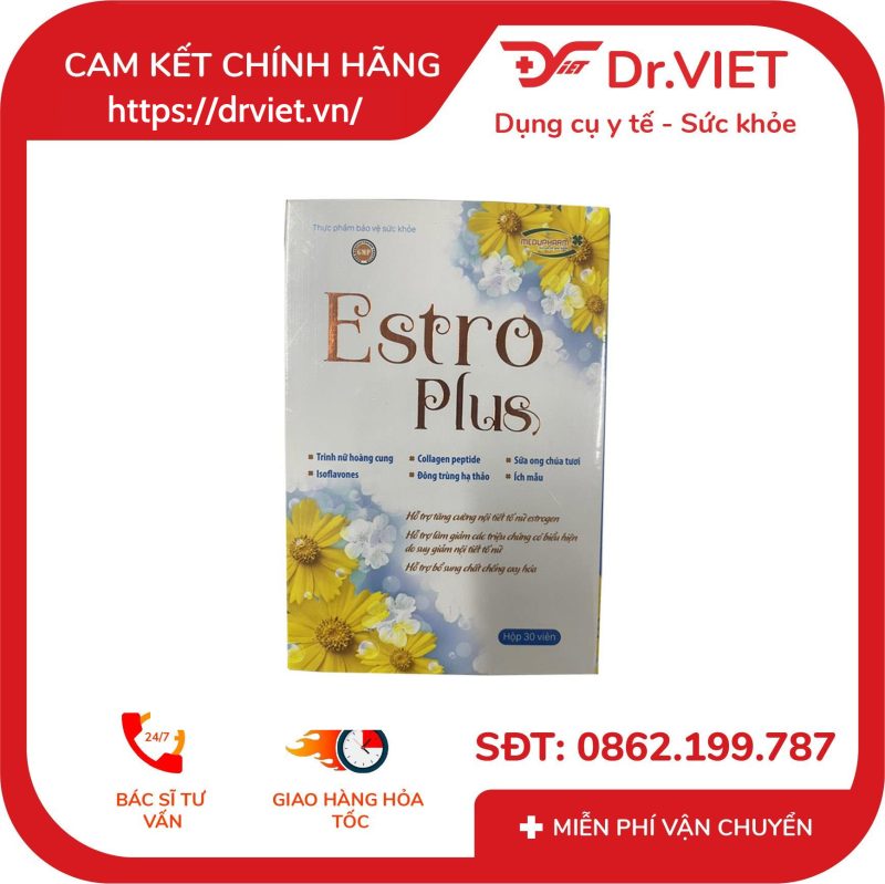 Estro Plus cân bằng nội tiết tố và chống oxy hoá