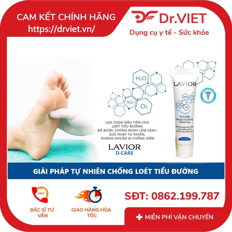 Gel chống loét tiểu đường Lavior D-Care Diabetic Wound Gel 50ml