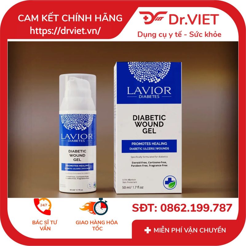 Gel chống loét tiểu đường Lavior D-Care Diabetic Wound Gel 50ml