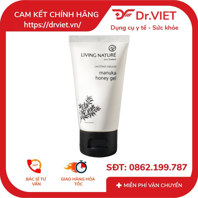 Gel trị mụn Living Nature Manuka Honey Gel 50ml 14 Gel trị mụn Living Nature Manuka Honey Gel 50ml