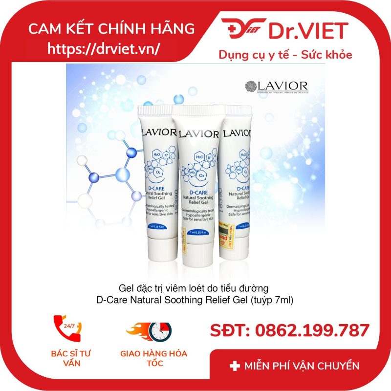 Gel trị viêm loét tiểu đường LAVIOR DCARE Diabectic Wound Care 7ml