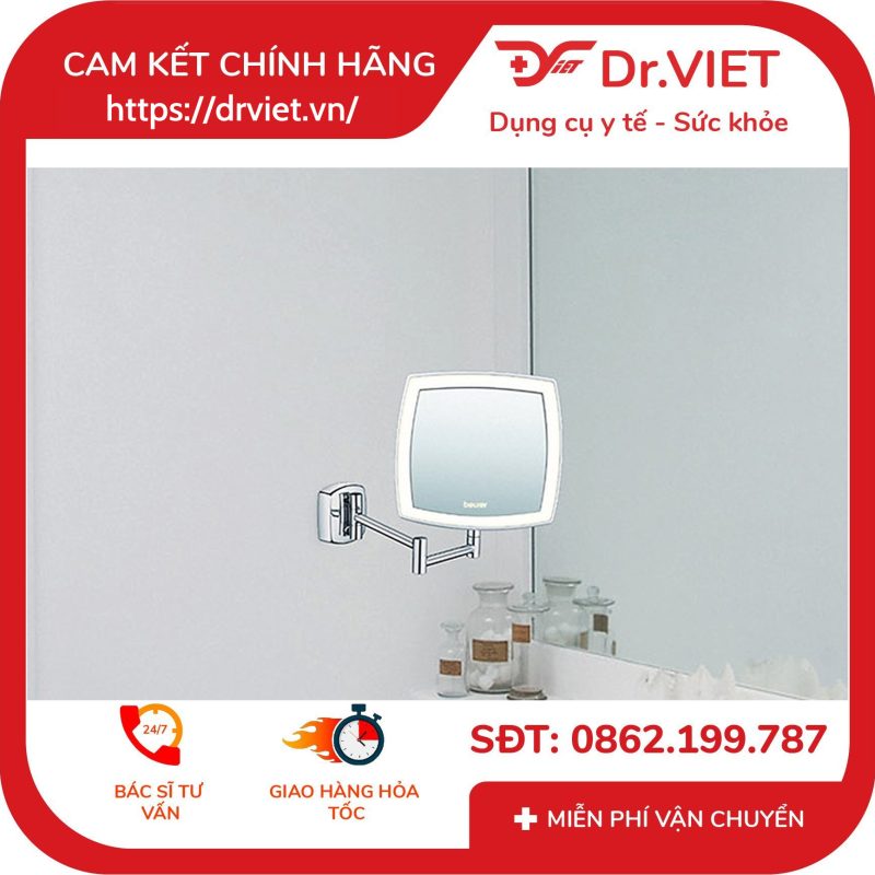 Alternative view of Gương trang điểm đèn Led gắn tường Beurer BS89