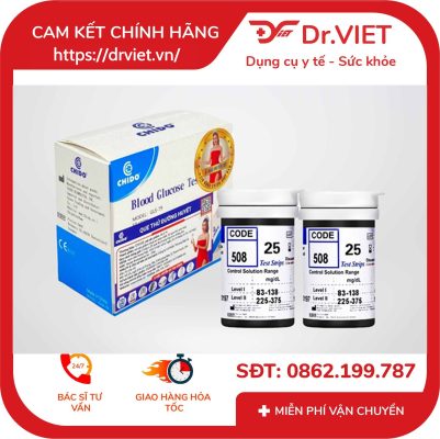 Hộp 50 Que thử đường huyết CHIDO