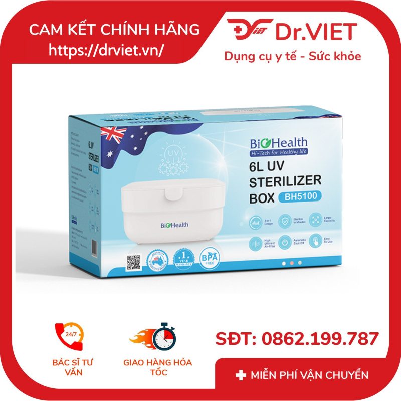 Alternative view of Hộp tiệt trùng UV 6L Biohealth BH5100 tích hợp sấy khô