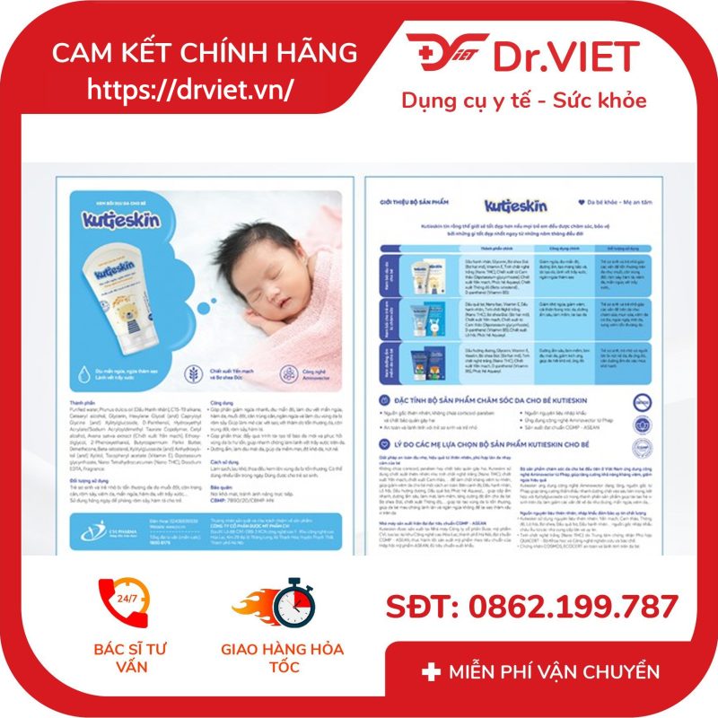 Kem bôi dịu da cho bé Kutieskin giảm mẩn ngứa, ngừa thâm sẹo (30g) 15 Kem bôi dịu da cho bé Kutieskin giảm mẩn ngứa, ngừa thâm sẹo (30g)