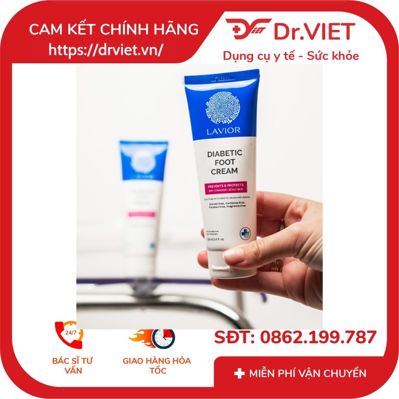Kem dưỡng chống loét tì đè LAVIOR Diabetic Foot Cream 100ml 12 Kem dưỡng chống loét tì đè LAVIOR Diabetic Foot Cream 100ml