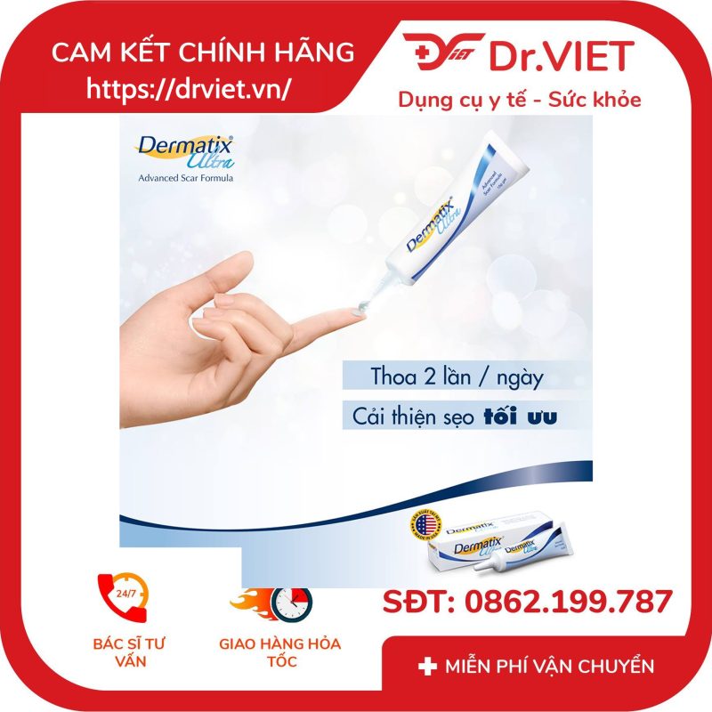 Kem trị sẹo Dermatix Ultra 15g làm mờ các vết sẹo hiệu quả 13 Kem trị sẹo Dermatix Ultra 15g làm mờ các vết sẹo hiệu quả