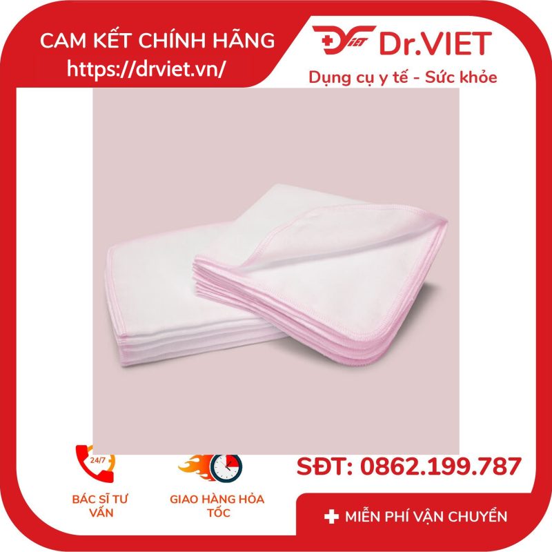 Khăn sữa cotton 3 lớp beebee 9 Khăn sữa cotton 3 lớp beebee