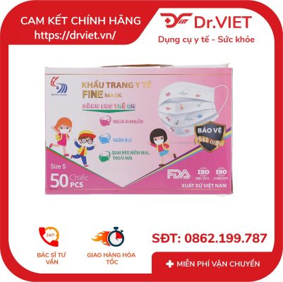 Khẩu trang y tế trẻ em Fine Mask Kids 16 Khẩu trang y tế trẻ em Fine Mask Kids