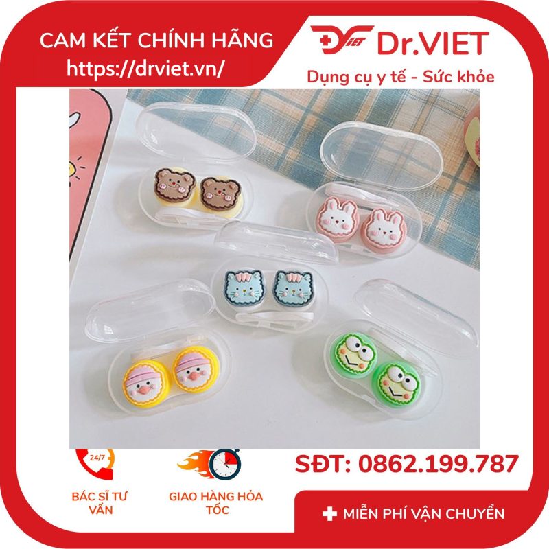 Alternative view of Khay gương mini hình thú có kèm dùng cụ đeo lens