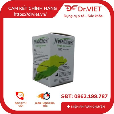 Kim lấy máu đo đường huyết Vivachek Ino 15 Kim lấy máu đo đường huyết Vivachek Ino