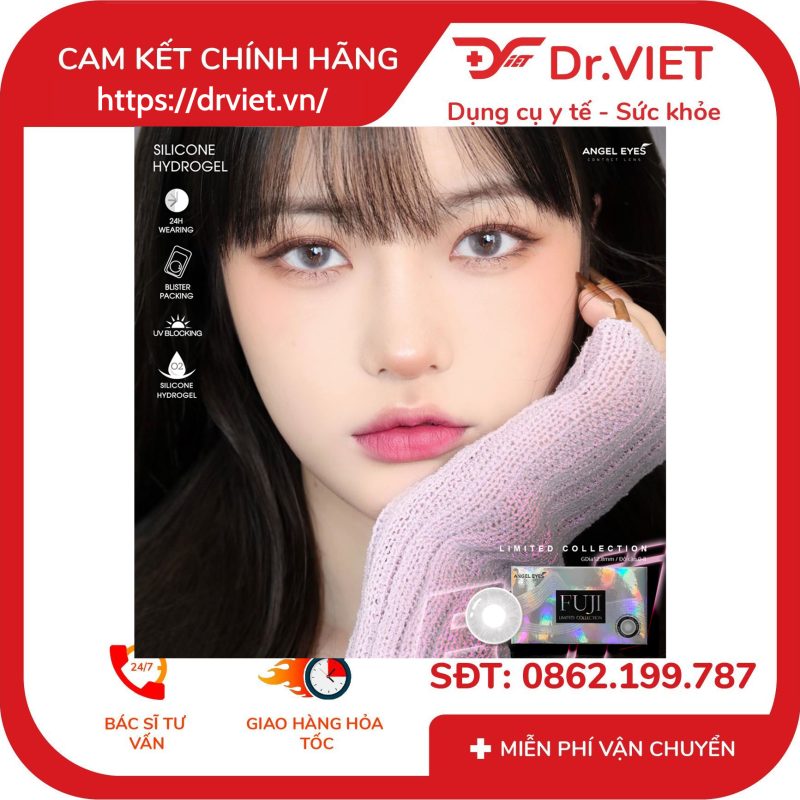 Lens mắt nhỏ Fuji Gray màu xám khói Tây siêu tự nhiên 12 Lens mắt nhỏ Fuji Gray màu xám khói Tây siêu tự nhiên