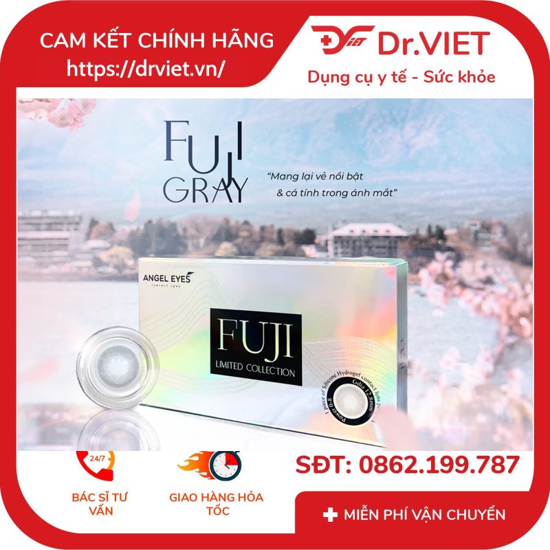 Lens mắt nhỏ Fuji Gray màu xám khói Tây siêu tự nhiên 16 Lens mắt nhỏ Fuji Gray màu xám khói Tây siêu tự nhiên