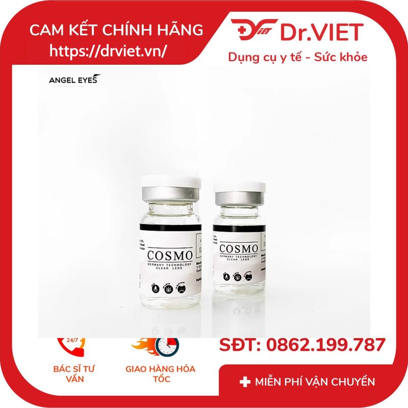 Lens trong suốt cận Angel Eyes cho mắt nhạy cảm có độ cận từ 0 đến 15 độ