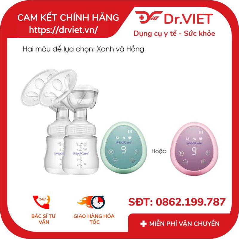 Máy hút sữa điện đôi Imedicare IBP-6D