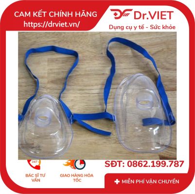Mặt nạ xông mũi họng Omron người lớn Adult Mask PVC