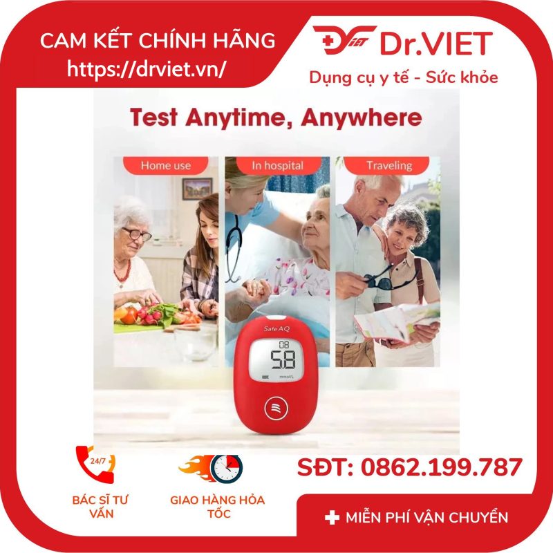 Alternative view of Máy Đo Đường Huyết Safe AQ Smart SINOCARE
