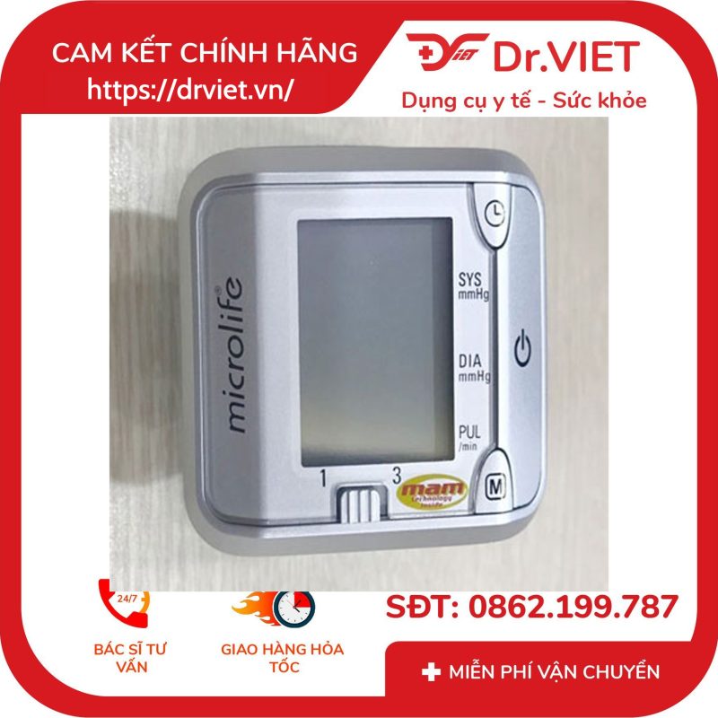 Máy Đo Huyết Áp Cổ Tay Microlife BP 3BJ1-4D 11 Máy Đo Huyết Áp Cổ Tay Microlife BP 3BJ1-4D