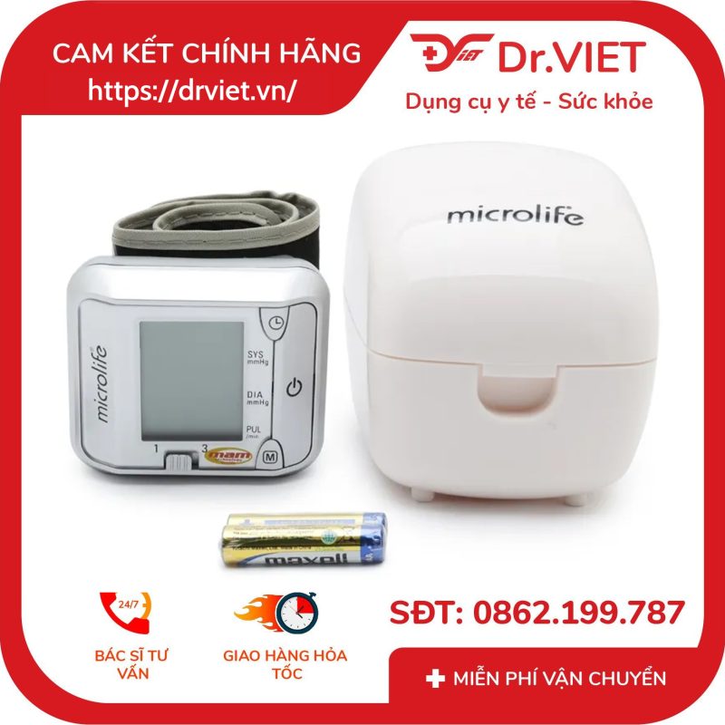 Máy Đo Huyết Áp Cổ Tay Microlife BP 3BJ1-4D 15 Máy Đo Huyết Áp Cổ Tay Microlife BP 3BJ1-4D