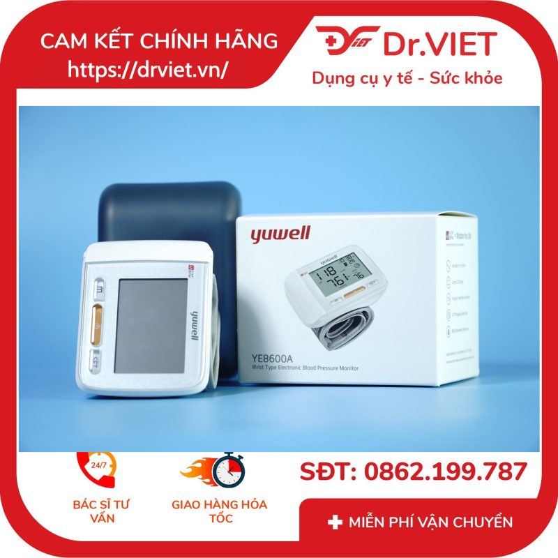 Máy đo huyết áp cổ tay điện tử Yuwell YE8600A 13 Máy đo huyết áp cổ tay điện tử Yuwell YE8600A