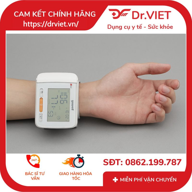 Máy đo huyết áp cổ tay điện tử Yuwell YE8600A 15 Máy đo huyết áp cổ tay điện tử Yuwell YE8600A