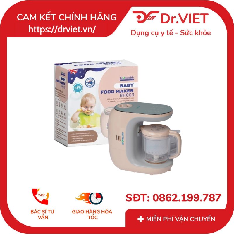 Máy làm thức ăn dặm Biohealth BH003 12 Máy làm thức ăn dặm Biohealth BH003