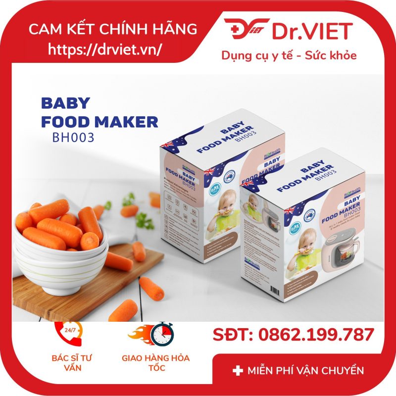 Máy làm thức ăn dặm Biohealth BH003 11 Máy làm thức ăn dặm Biohealth BH003