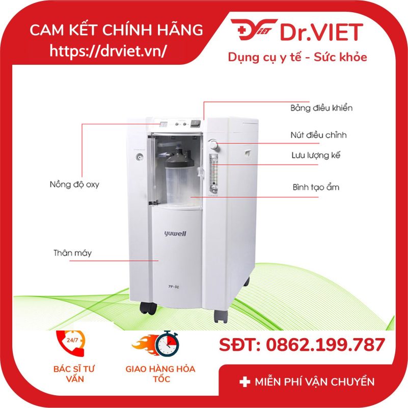 Máy Tạo Oxy YUWELL 7F-3EW 18 Máy Tạo Oxy YUWELL 7F-3EW